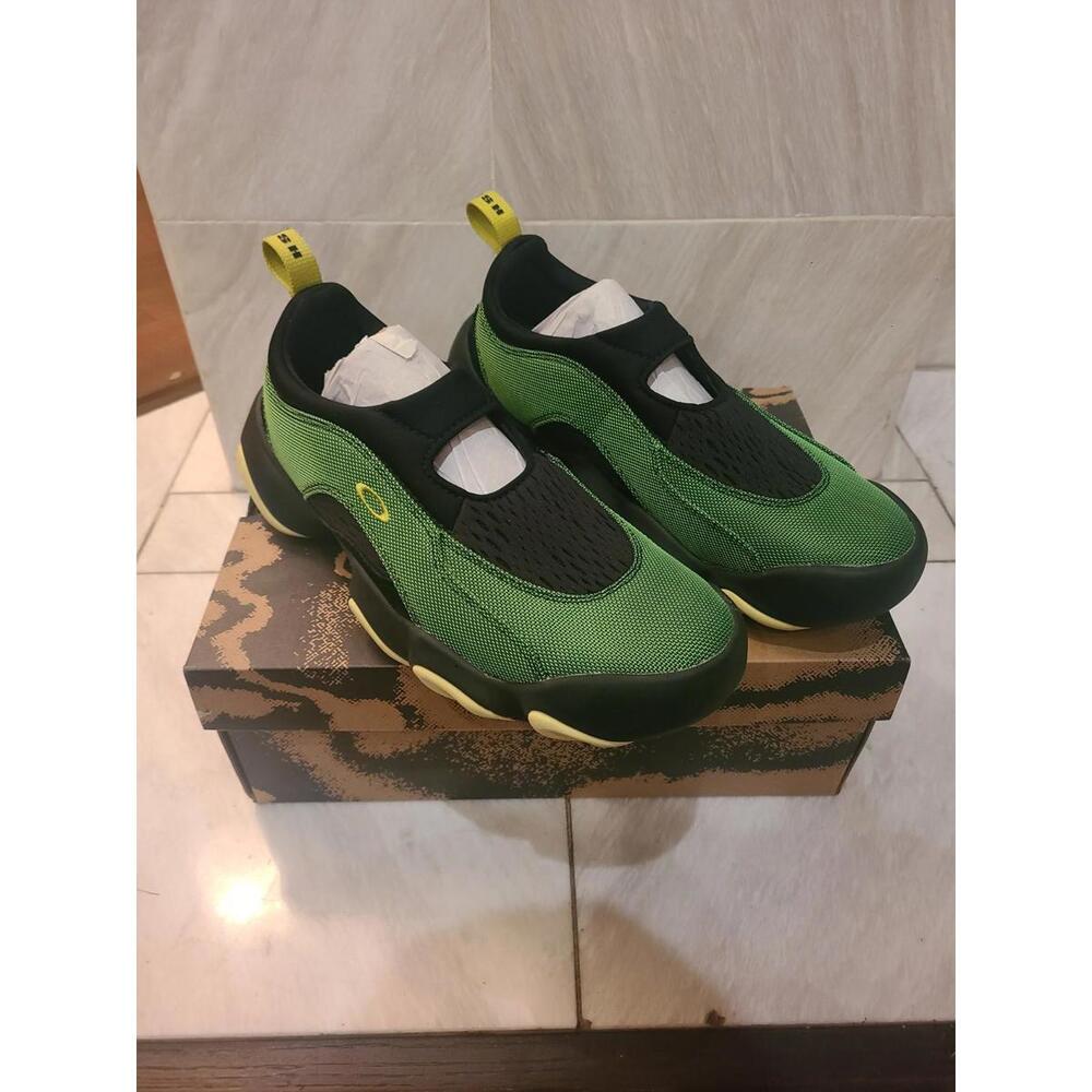 Oakley Factory Team X Brain Dead Flesh Sandal - Size 8.5M - Green Lemon NEW - Picture 3 of 7